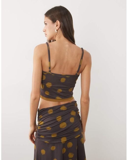 ASOS Multicolor Double Layer Co-Ord Cami Top