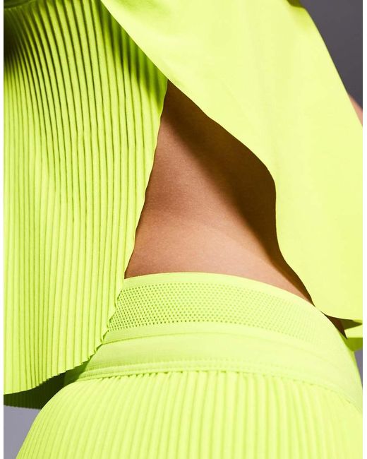 Nike Green Aeroswift Dri-fit Plisse Vest