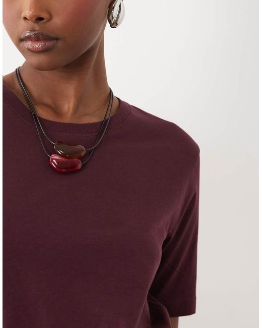 Jdy Red Regular Fit T-Shirt