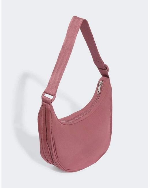 Adidas Originals Pink Everyday Icons Half Crescent Handbag