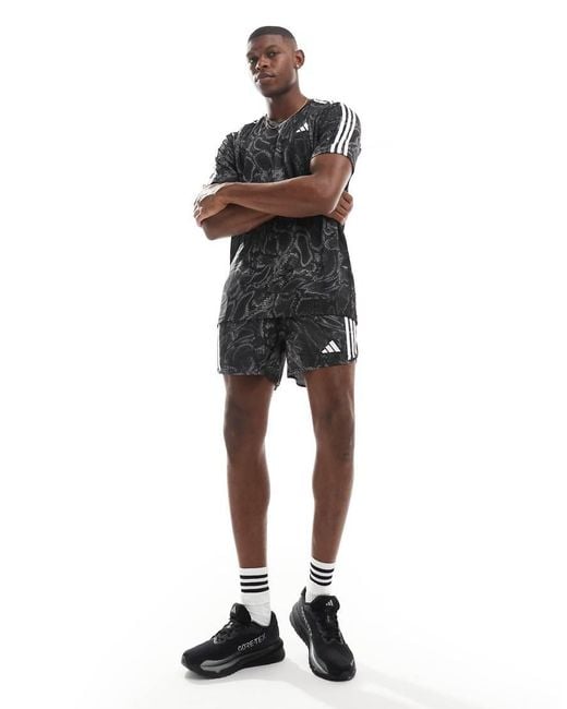 Adidas Originals Black Adidas Running Own The Run Shorts for men
