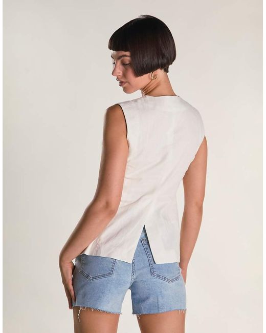 Glamorous Blue Slim Fit Stretchy Denim Short