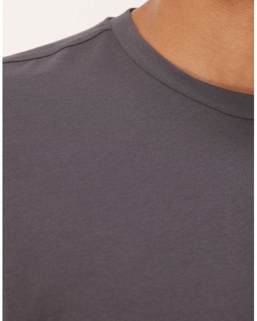 ASOS – legeres t-shirt in Gray für Herren