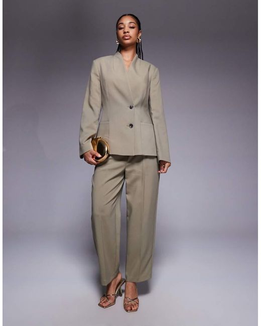 River Island Natural Straight Leg Trouser