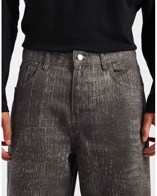 ASOS Black Baggy Trousers for men