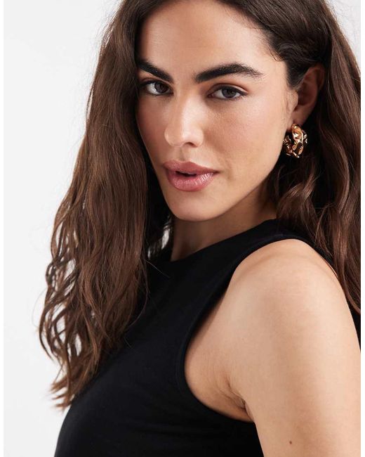 New Look Basic Tanktop in het Black