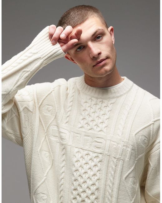 Carhartt Gray Shawn Knitted Jumper