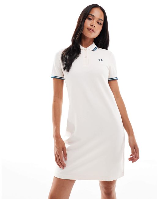 Fred Perry White – kleid