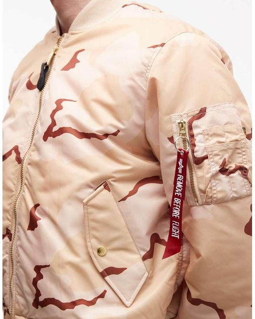 Alpha Industries White Bomber Jacket for men