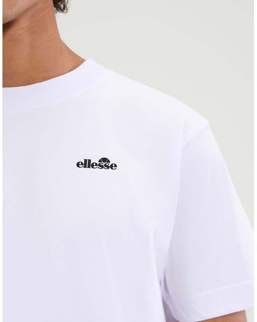 Ellesse White Acciano T-Shirt for men