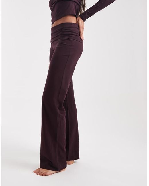 Cotton On White Dreamy Sofy Roll Waist Trouser