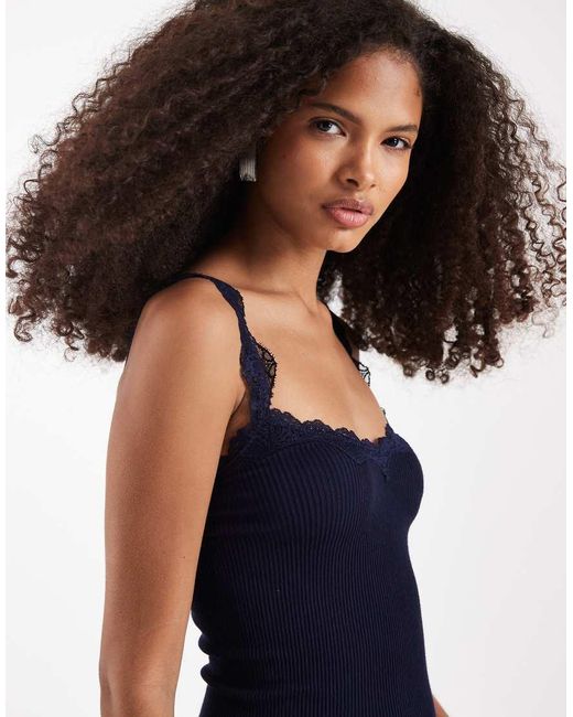 Free People Black Intimately Fp Spring Fever Cami Top