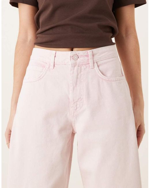 ASOS Natural High Waist Barrel Jean