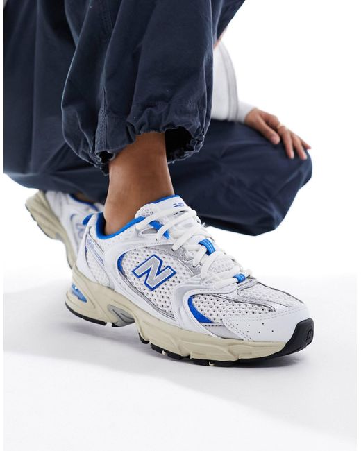 New Balance 530 Trainers With Vintage Sole in Blue Lyst