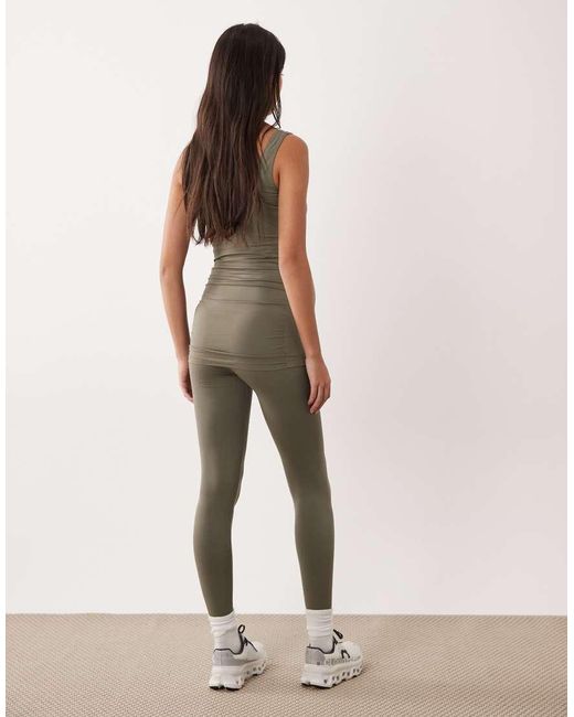 Mama.licious Natural Mamalicious Maternity Seamless leggings Co-ord