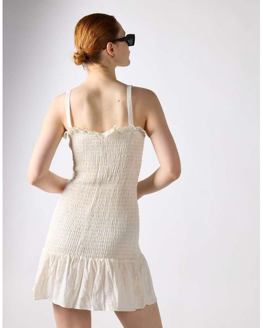 Glamorous White Strappy Mini Dress