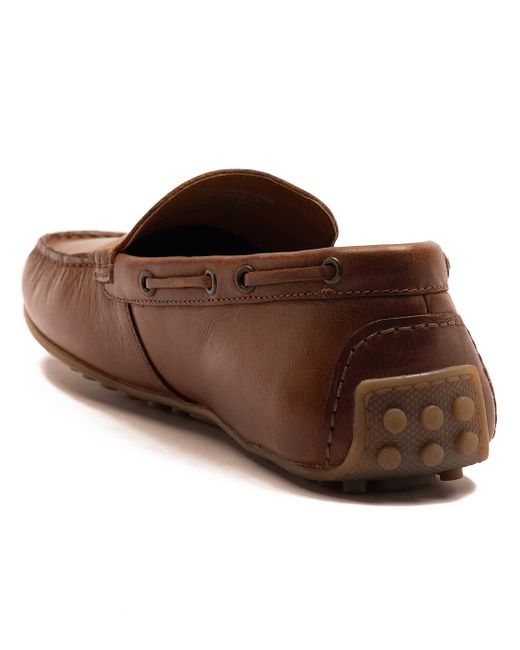 Thomas Crick – duval – lässige loafer-slipper aus leder in Brown für Herren