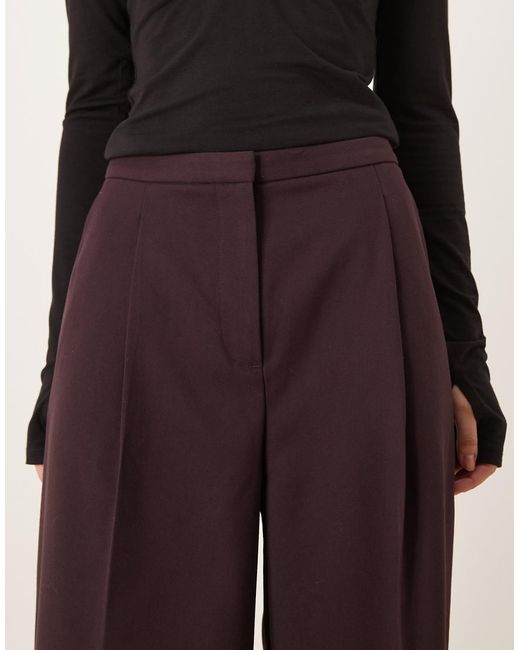 Mango Brown Seam Front Tailored Trouser