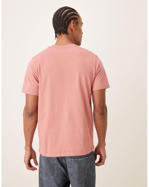 ASOS – basic-t-shirt in Red für Herren