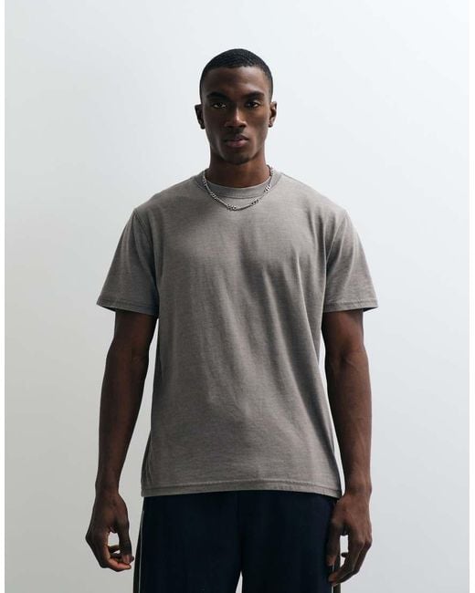 Hollister White Crew Neck Short Sleeve T-shirt for men