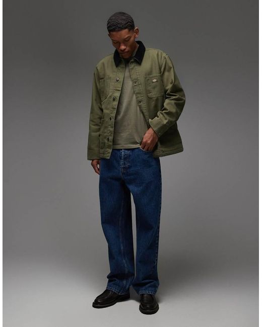Lined Chore di Dickies in Green da Uomo