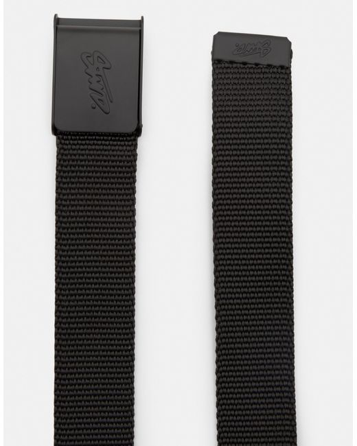 Pull&Bear – stoff-gürtel in Black für Herren