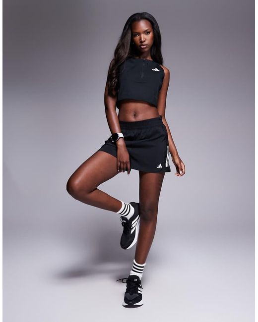 Adidas Originals Blue Adidas Running Adizero Crop Top
