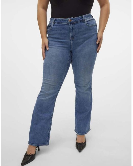 Vero Moda Blue Flared Fit Jeans