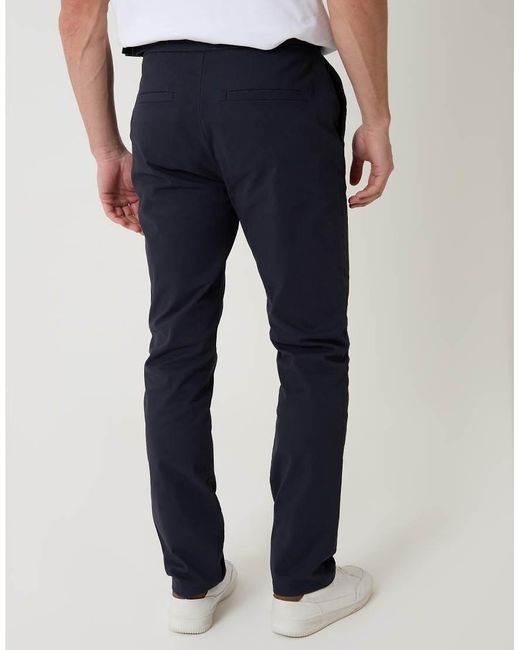 Threadbare Slim-Fit Chinobroek in het Blue voor heren
