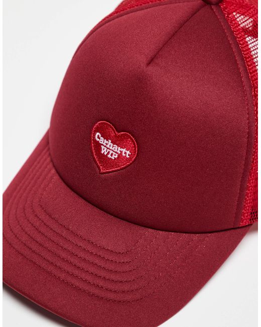 Carhartt Red Heart Patch Trucker Cap