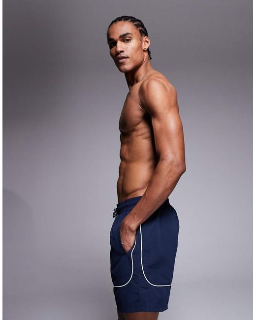 ASOS Blue Swim Shorts for men