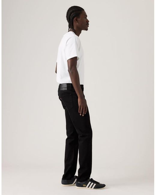 Levi's White 511 Slim Sta-Dark Jeans for men