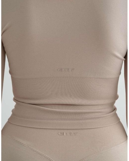 Aim'n Natural Clay Shape Seamless Zip Jacket