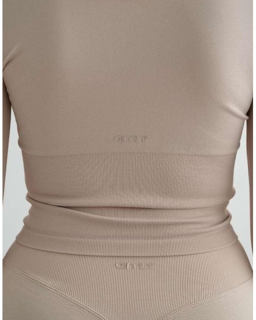 Aim'n Natural Clay Shape Seamless Zip Jacket
