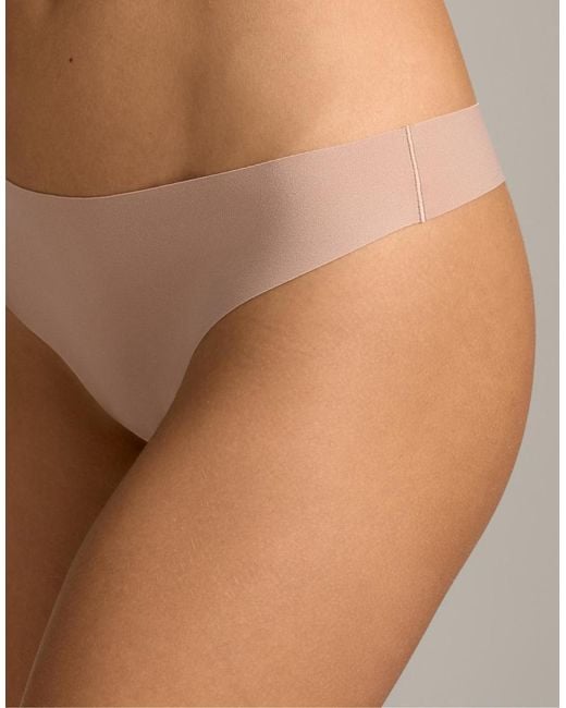 Oysho White 5 Polyamide Blend Invisible Thongs