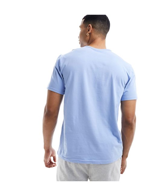 Calvin Klein Blue Modern Structure Lounge T Shirt for men