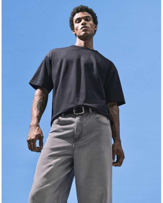 ASOS Black Breathemax Heavyweight Boxy Oversized T-Shirt for men