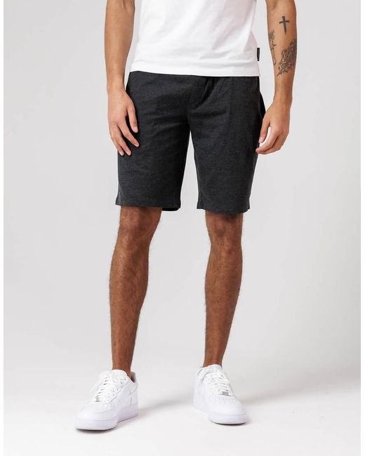French Connection Black 2 Pack Cotton Jersey Shorts for men