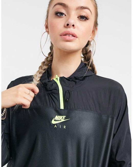 nike running overhead jacket