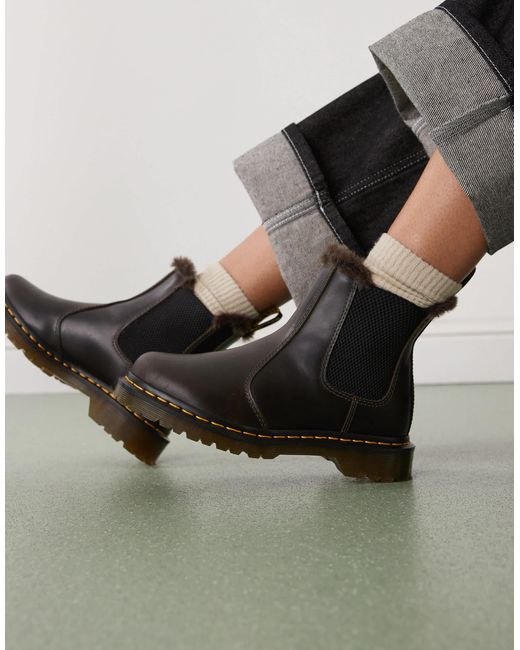 Dr. Martens Black Dr. martens – 2976 leonore – chelsea-stiefel