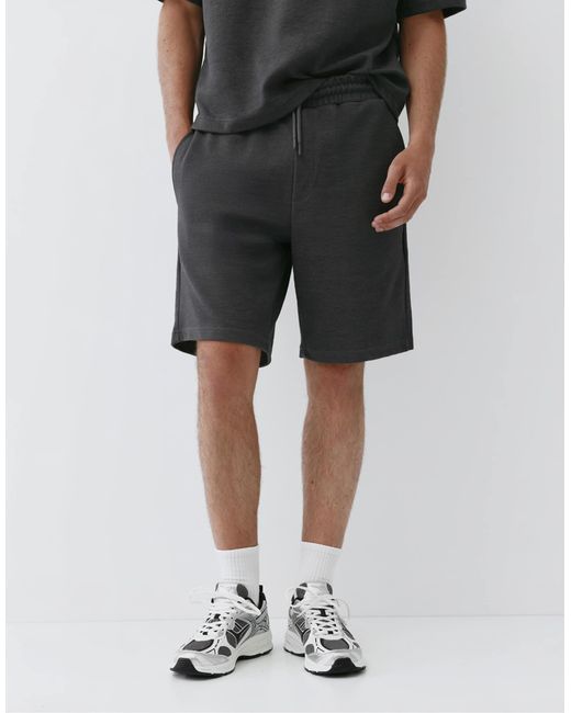 Bermuda décontracté Pull&Bear pour homme en coloris Gray