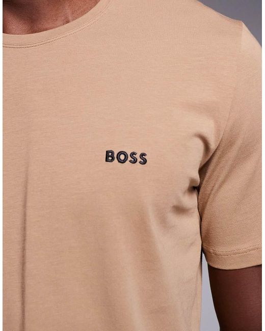 Boss Natural Boss Bodywear Co-ord Lounge Shorts for men