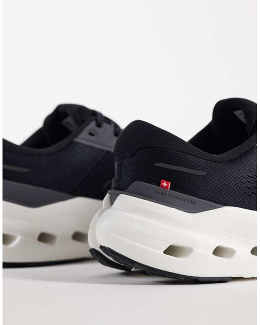 On Shoes Black Cloudrunner 3 Running Trainers for men