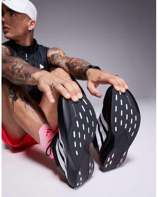 Adidas Originals Black Adidas Running Adizero Evo Sl Trainers for men