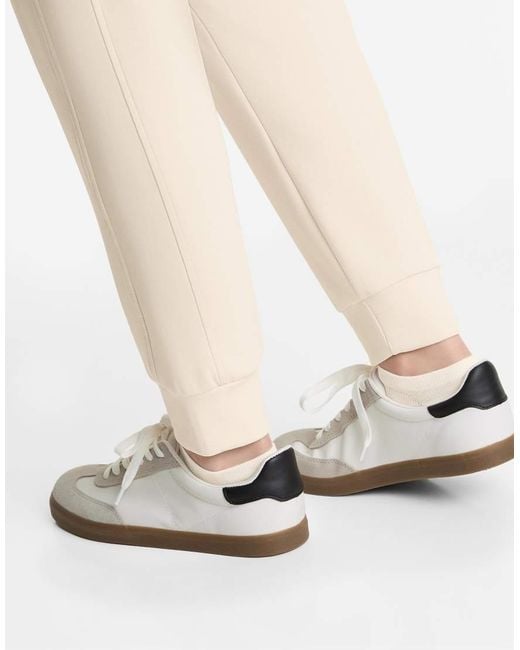 Oysho White 5 Pairs Of Cotton Blend Sneaker Socks