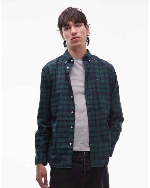 Tommy Hilfiger Blue Check Shirt for men