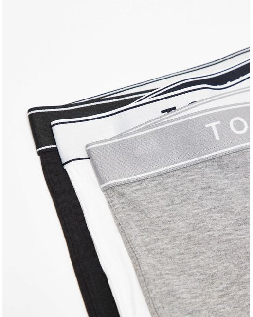Tommy Hilfiger Black Everyday Essentials 3 Pack Trunks for men