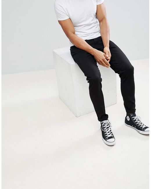 Weekday Cone Stay Black Jeans for men