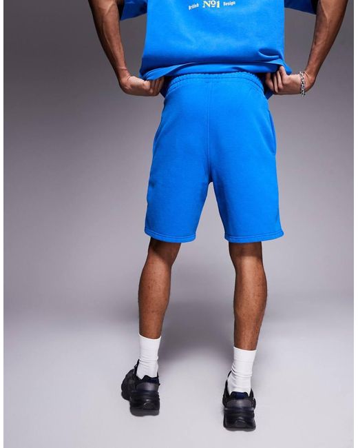 Pantalones Cortos Azules Con Logo De (Parte De Un Conjunto) Good For Nothing de hombre de color Blue