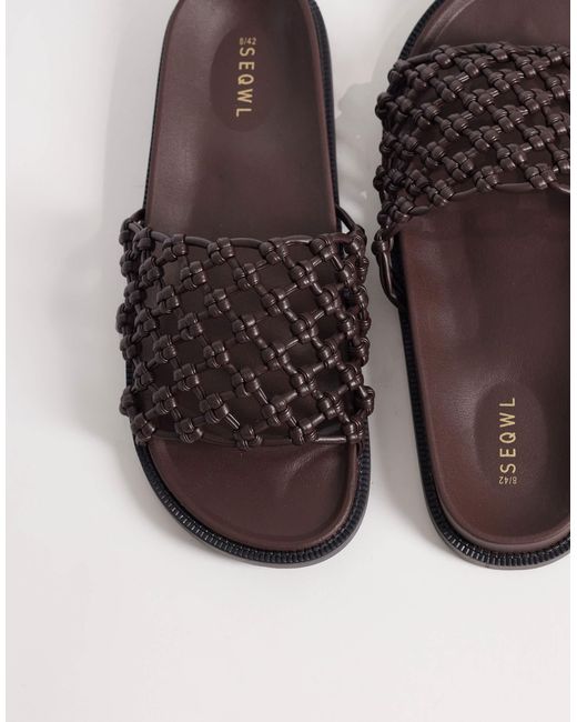 SEQWL – kidman – slider in Brown für Herren